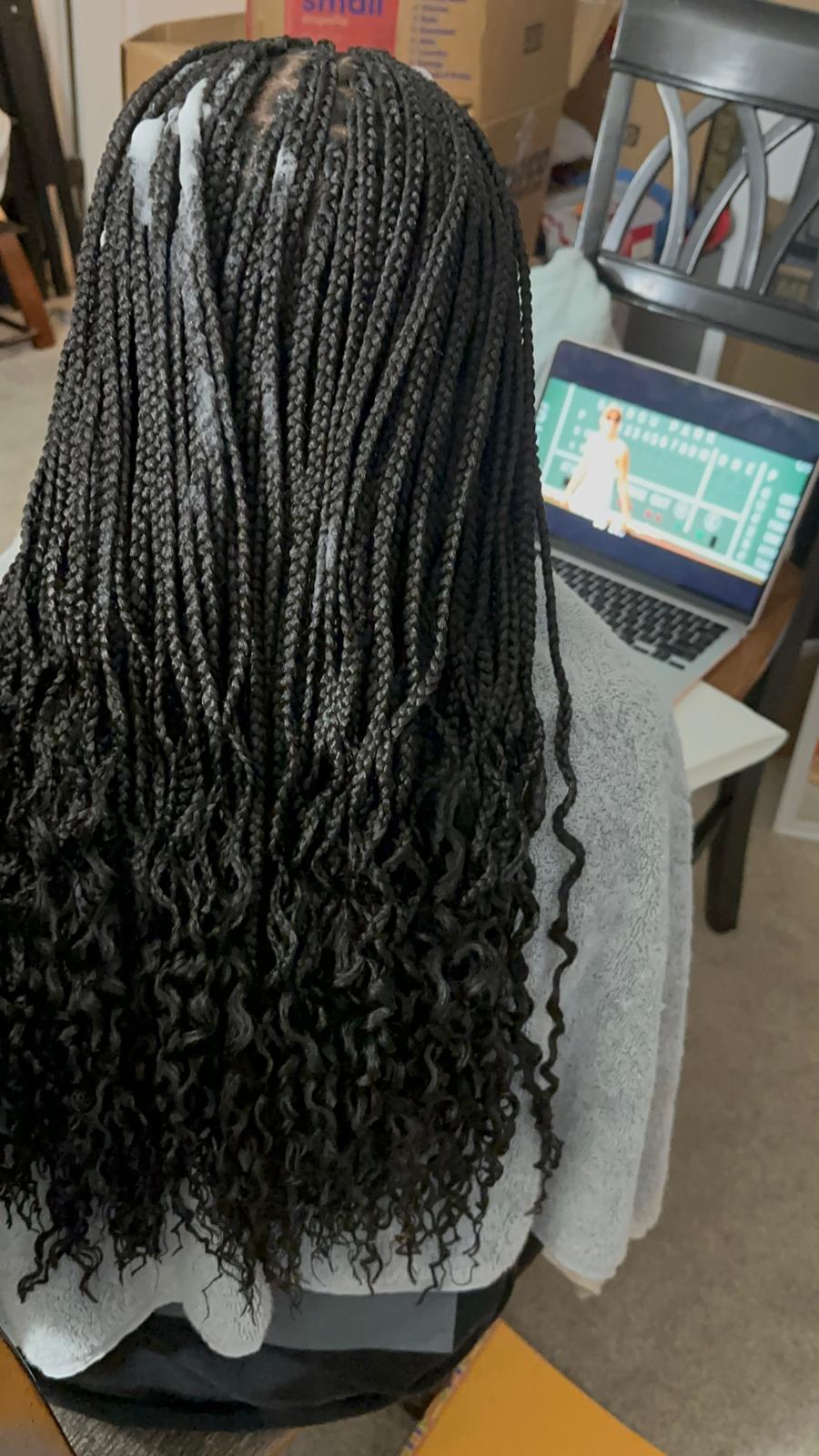 Braided hairstyle